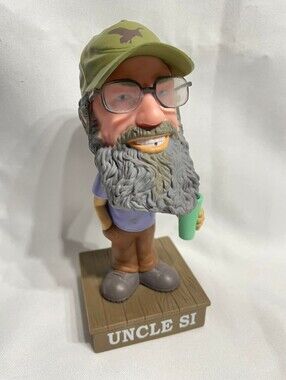 7" Funko Wacky Wobbler bobblehead figure of Uncle Si from the TV show Duck Dynas